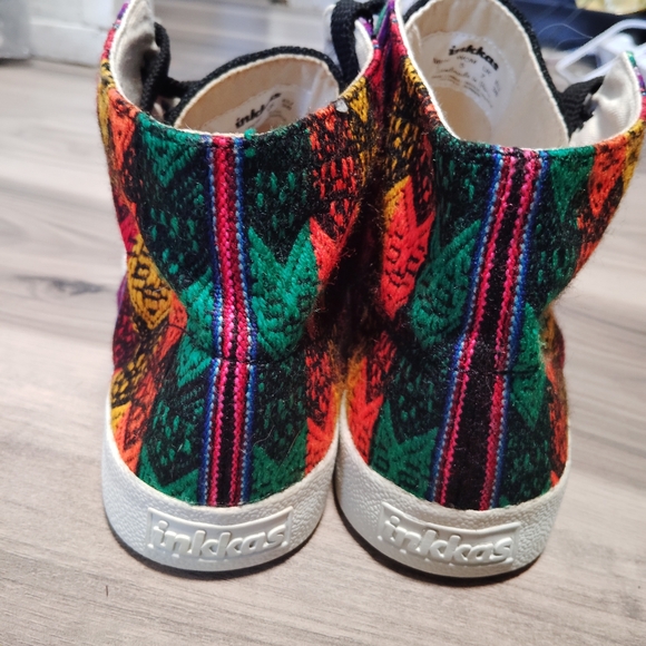 inkkas Aztec storm high top canvas sneakers unisex - Picture 4 of 6
